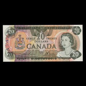 Canada, Banque du Canada, 20 dollars : 1979