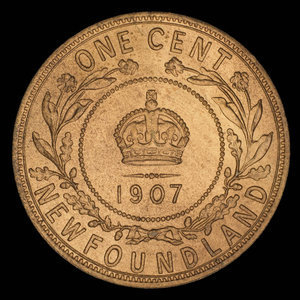 Canada, Édouard VII, 1 cent : 1907