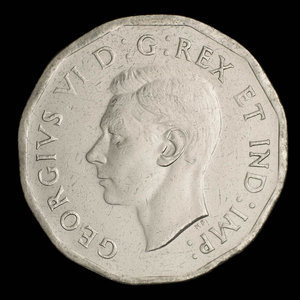 Canada, Georges VI, 5 cents : 1942