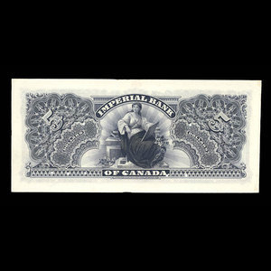 Canada, Imperial Bank of Canada, 5 dollars : 1 octobre 1902
