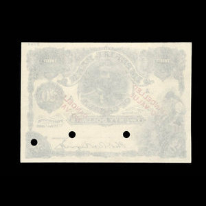 Canada, Imperial Bank of Canada, 20 dollars : 1 octobre 1902