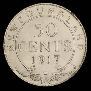 Canada, Georges V, 50 cents : 1917