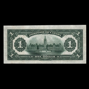 Canada, Dominion du Canada, 1 dollar : 17 mars 1917