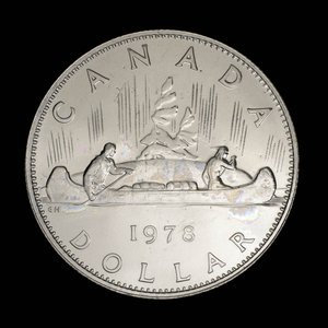 Canada, Élisabeth II, 1 dollar : 1978