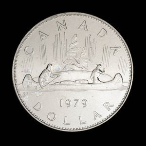 Canada, Élisabeth II, 1 dollar : 1979