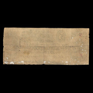 Canada, Kingston Bank, 5 dollars : 12 octobre 1840