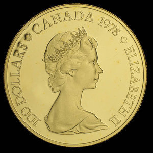 Canada, Élisabeth II, 100 dollars : 1978