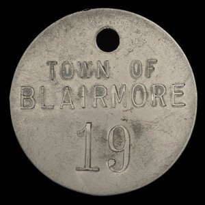 Canada, Ville de Blairmore, aucune dénomination :