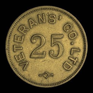 Canada, Veterans' Co. Ltd., 25 cents :