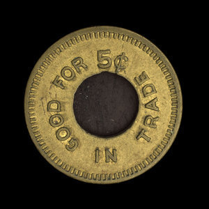 Canada, The Alberta Gum Company (A.G.CO.), 5 cents : 1929