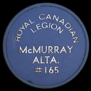 Canada, Légion Royale Canadienne (L.R.C.) No. 165, aucune dénomination :