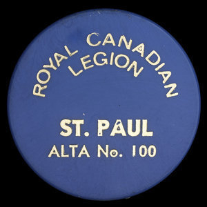 Canada, Légion Royale Canadienne (L.R.C.) No. 100, aucune dénomination :