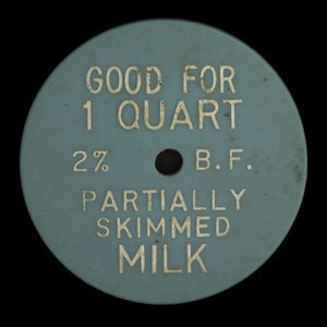 Canada, Union Milk Co. Ltd., 1 pinte de lait 2% :