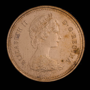 Canada, Élisabeth II, 1 cent : 1980