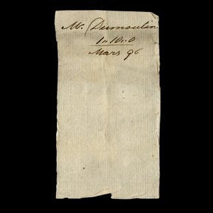 Canada, Pierre Dumoulin, 30 pains : mars 1796