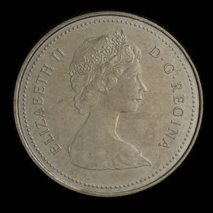 Canada, Élisabeth II, 10 cents : 1980