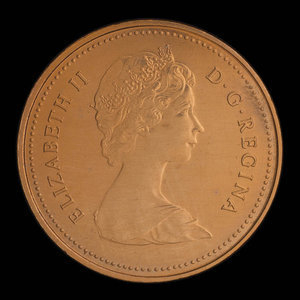 Canada, Élisabeth II, 1 cent : 1981