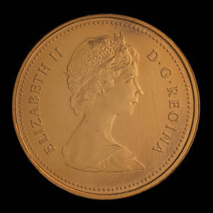 Canada, Élisabeth II, 1 cent : 1981