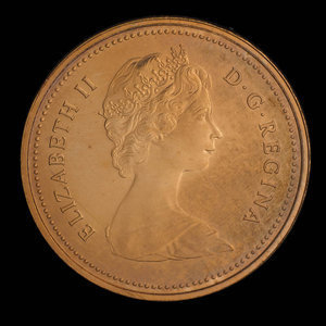 Canada, Élisabeth II, 1 cent : 1981