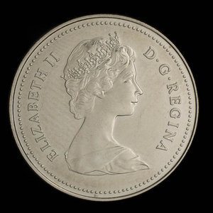 Canada, Élisabeth II, 5 cents : 1981