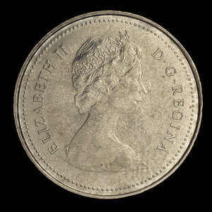 Canada, Élisabeth II, 10 cents : 1981