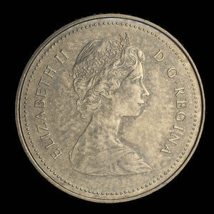Canada, Élisabeth II, 10 cents : 1981