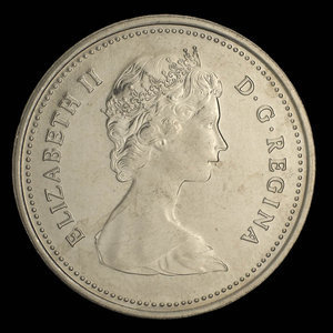 Canada, Élisabeth II, 25 cents : 1981