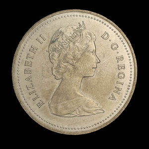 Canada, Élisabeth II, 1 dollar : 1981