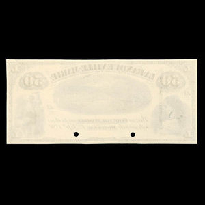 Canada, Banque Ville-Marie, 50 dollars : 1 septembre 1890