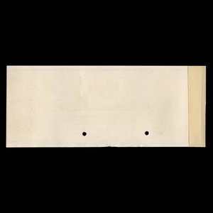 Canada, Commercial Bank of New Brunswick, 5 livres(anglaise) : 1868