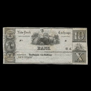 Canada, Commercial Bank (Kingston), 10 dollars : 1838
