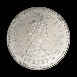 Canada, Élisabeth II, 1 dollar : 1982