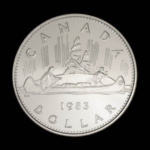 Canada, Élisabeth II, 1 dollar : 1983