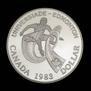 Canada, Élisabeth II, 1 dollar : 1983