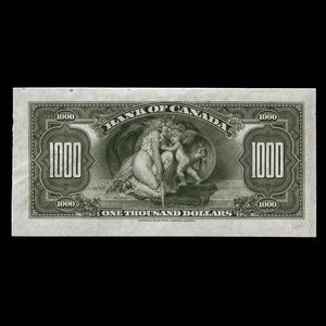 Canada, Banque du Canada, 1,000 dollars : 1935