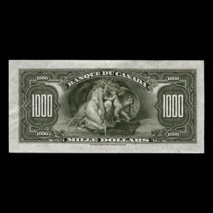 Canada, Banque du Canada, 1,000 dollars : 1935