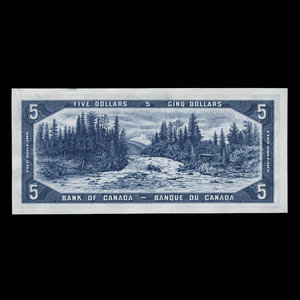 Canada, Banque du Canada, 5 dollars : 1954