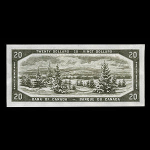 Canada, Banque du Canada, 20 dollars : 1954