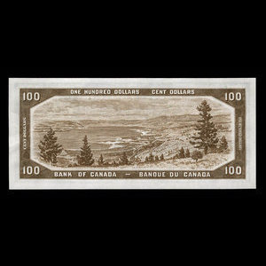 Canada, Banque du Canada, 100 dollars : 1954