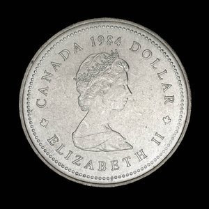 Canada, Élisabeth II, 1 dollar : 1984