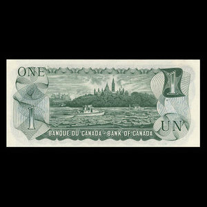 Canada, Banque du Canada, 1 dollar : 1973