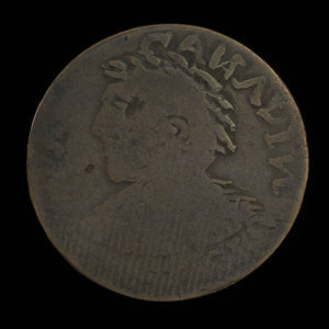 Canada, inconnu, 1/2 penny : 1811