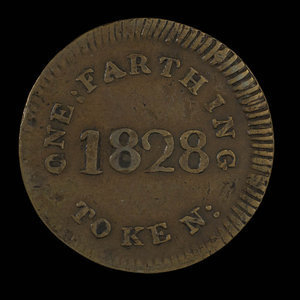 Écosse, CS, 1 farthing : 1828