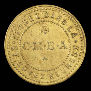 Canada, Catholic Mutual Benefit Association, aucune dénomination : 1892