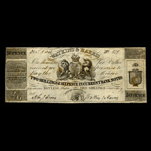 Canada, Watkins & Harris, 30 pence : 1 décembre 1842