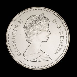Canada, Élisabeth II, 1 dollar : 1986