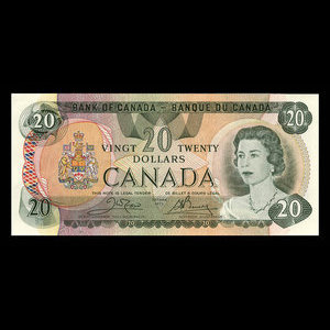 Canada, Banque du Canada, 20 dollars : 1979