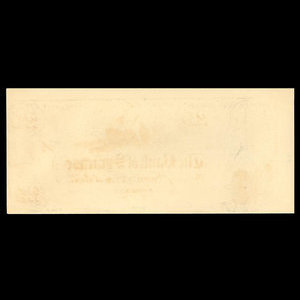 Canada, Banque de Montréal, 1 dollar : 1852