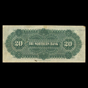 Canada, Northern Bank, 20 dollars : 1 novembre 1905