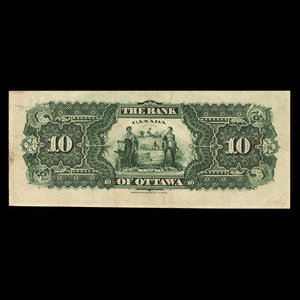 Canada, Bank of Ottawa (The), 10 dollars : 1 juin 1900